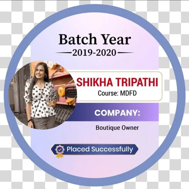 Shikha Tripathi, MDFD batch 2019-2020, Boutique Owner